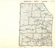 Washington County, Johnson, Richwood, Kingston, Liberty, Walton, Union, Harmony, Belgrade, Belview, Missouri State Atlas 1940c